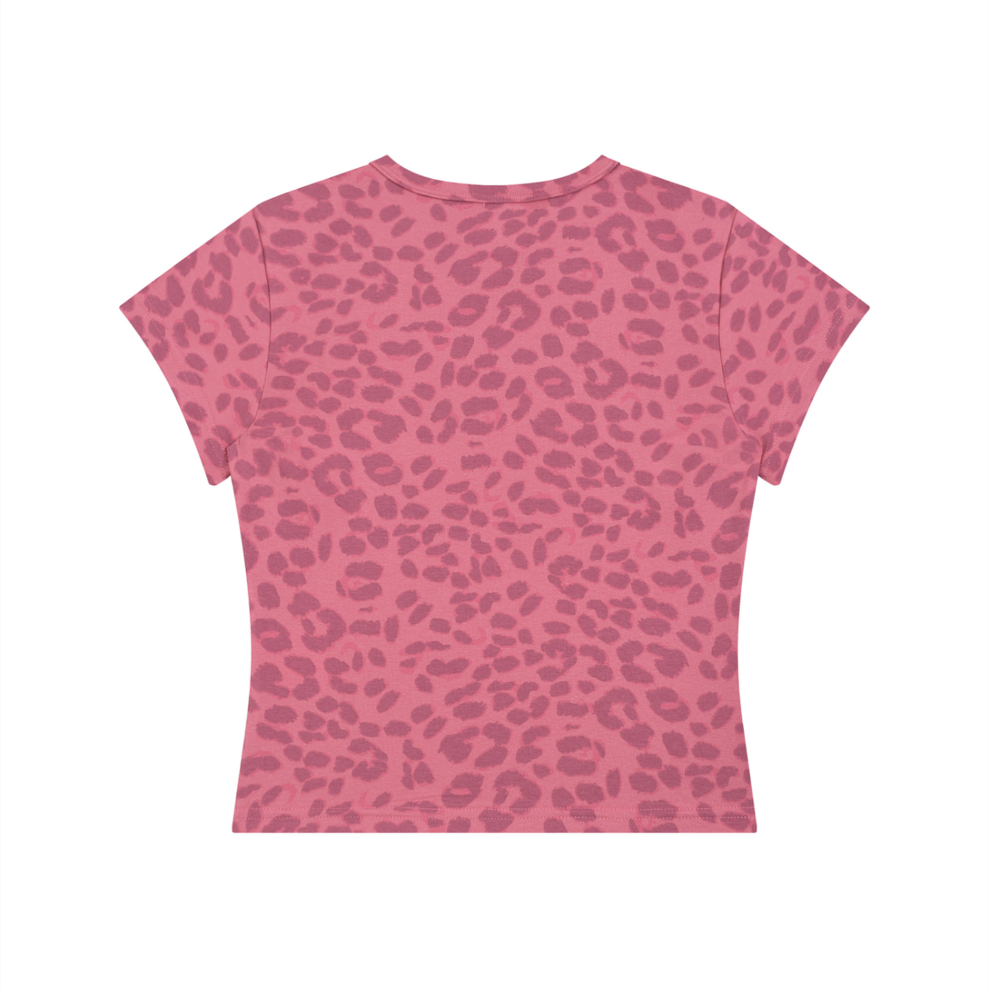 Women’s Leopard Print Crop T-Shirt