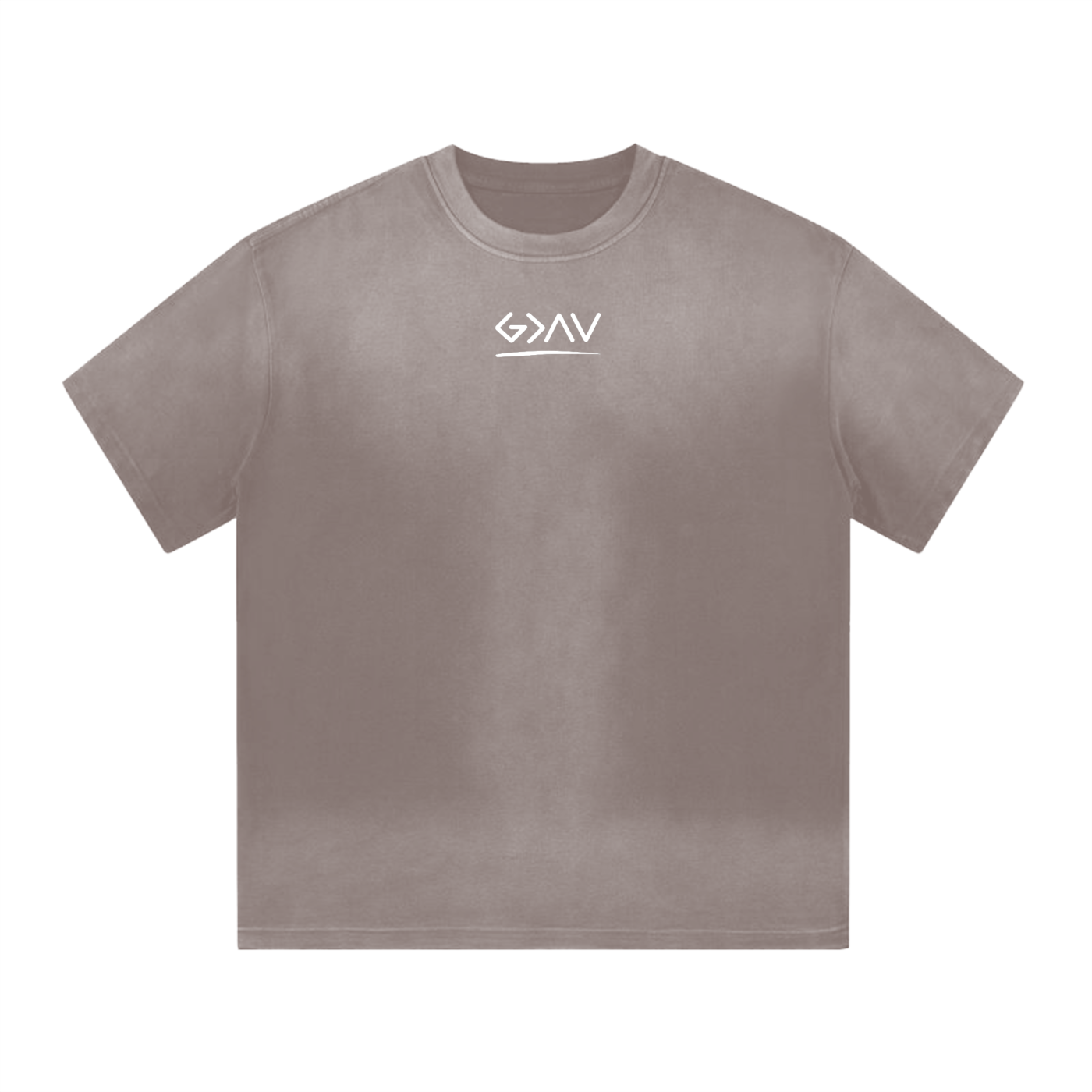 T-shirt délavé à dégradé
