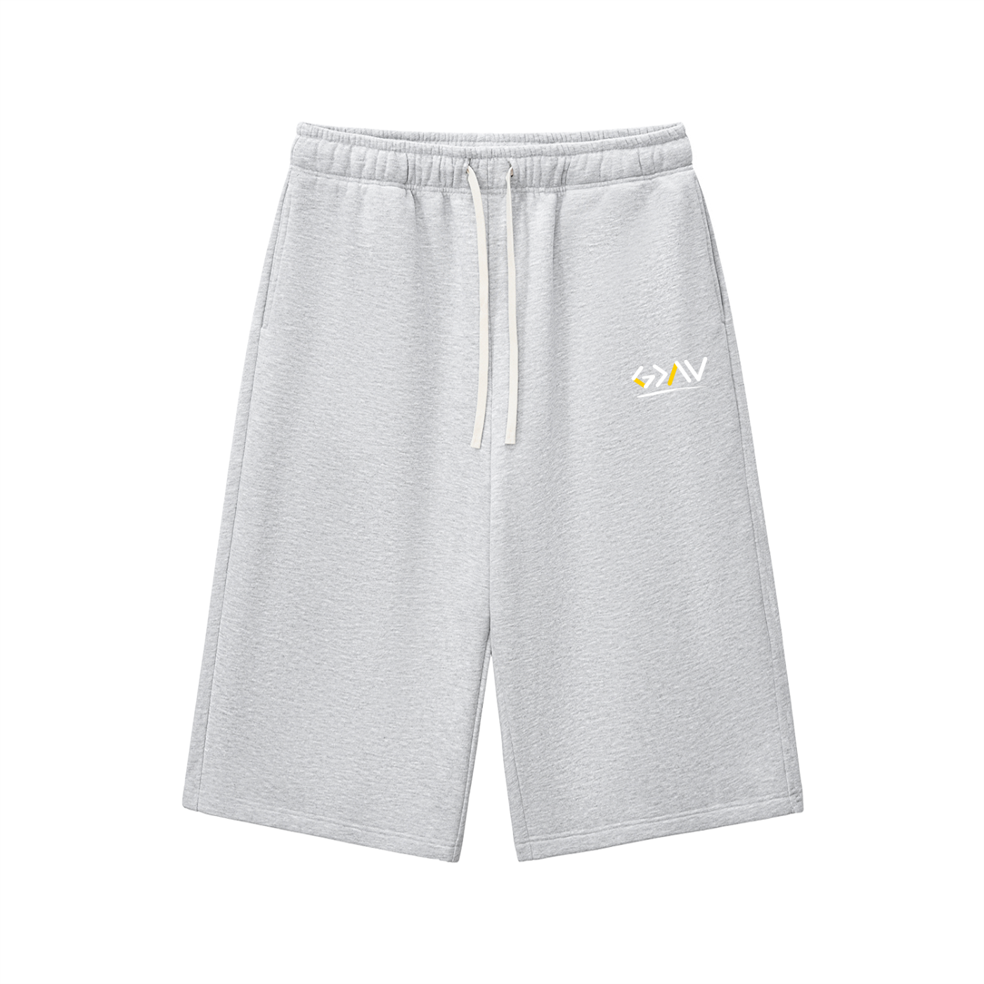 Relaxed Drawstring Three-quarter Sweatpants