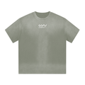 T-shirt délavé à dégradé