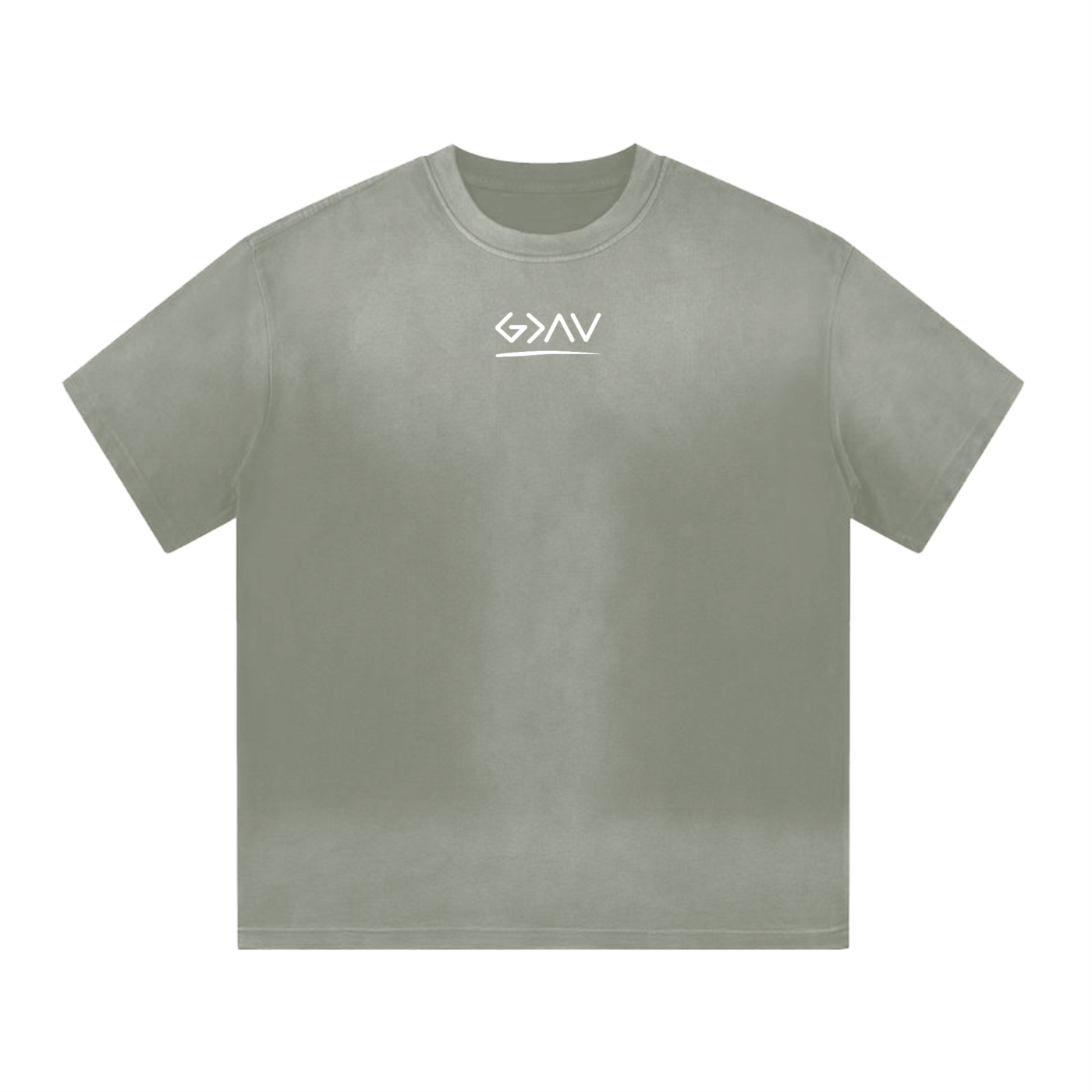 T-shirt délavé à dégradé
