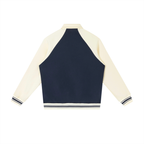 Veste de Baseball à Manches Raglan Contrastées