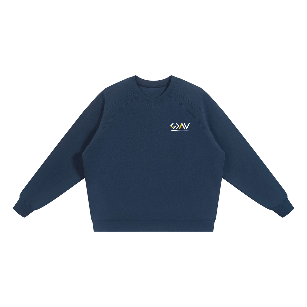 sweatshirt unisexe oversized V-col