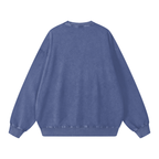 Sweat-shirt oversize délavé neige