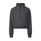 Sweat-shirt court à demi-zip - Giav