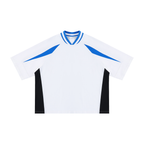 Unisex Oversized Color Block V-Neck T-Shirt