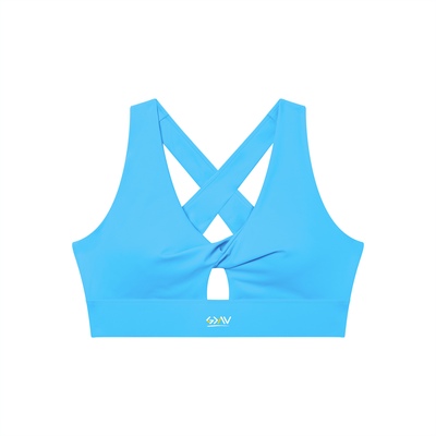 Brassière de Sport Col V Torsadée