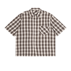 Unisex Boxy Plaid Short Sleeve Shirt