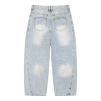Men's Vintage Wash Sunfade Barrel Leg Jeans