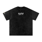 T-shirt oversize en coton effet délavé