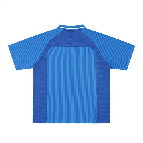 Maillot de football rayé à col V