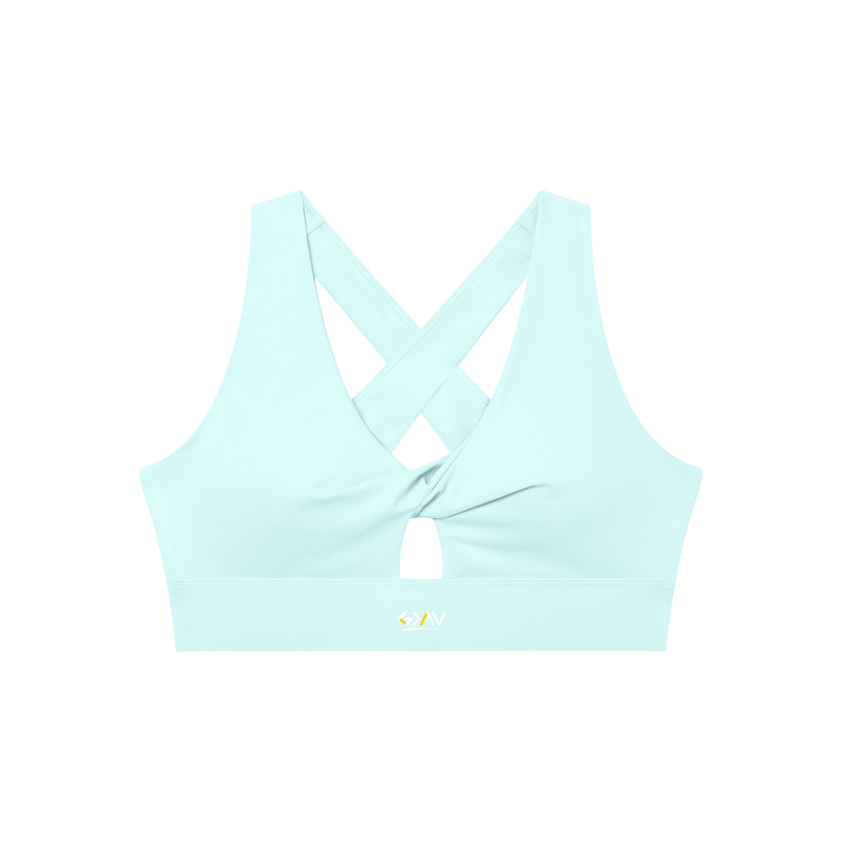soutien-gorge de sport femme décolleté twist