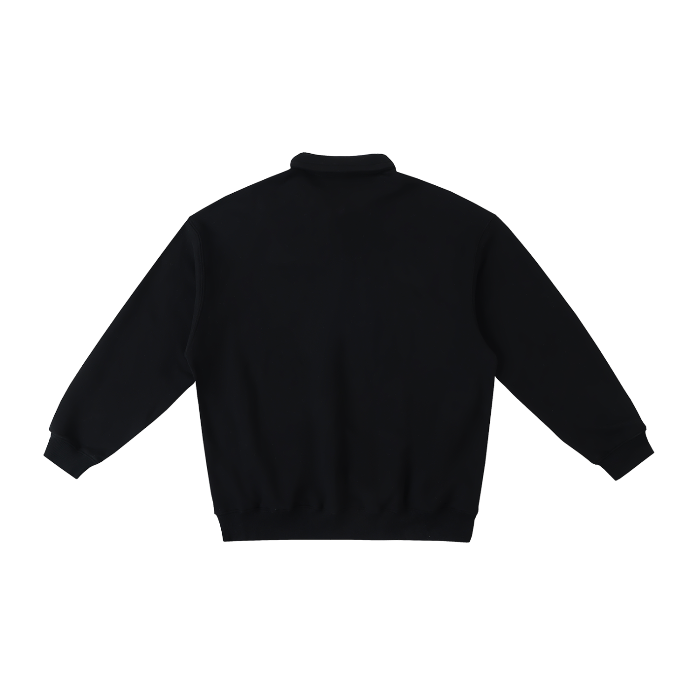 Sweat-shirt à col polo épais
