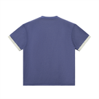 T-shirt à poignets contrastés
