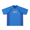 Striped V-Neck Soccer Jersey