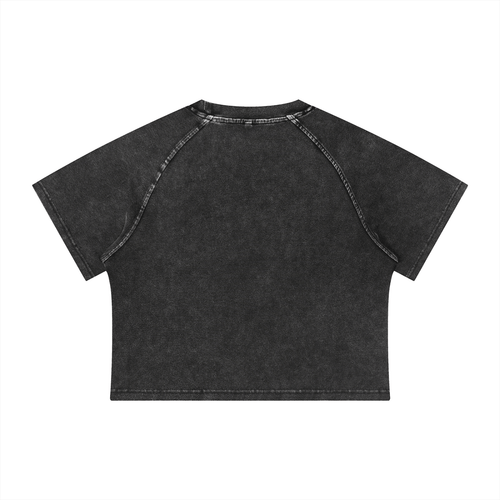 femme t-shirt raglan mineral wash
