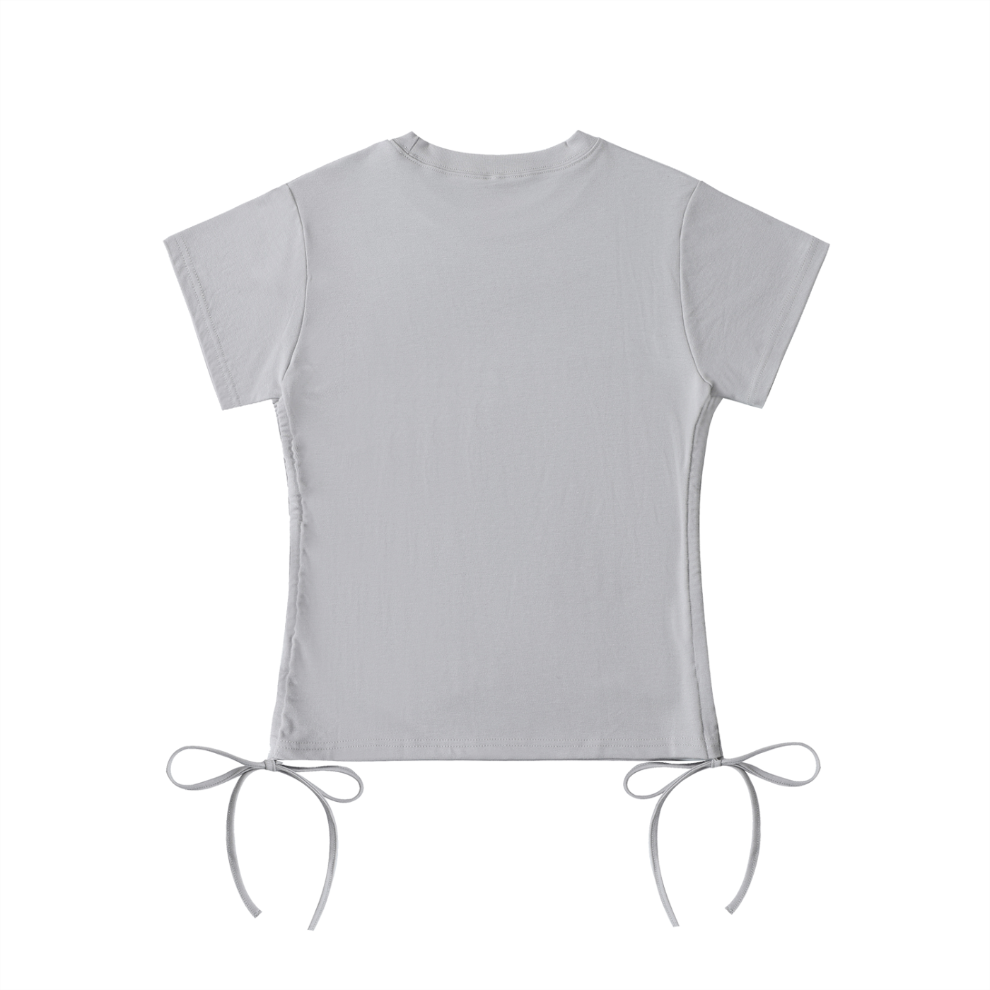 T-Shirt Crop à Cordon Ajustable