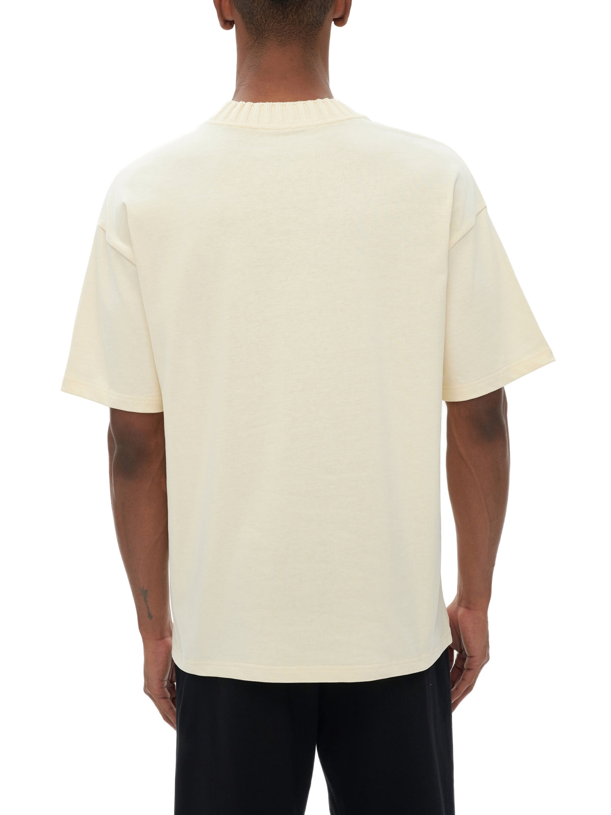 T-shirt tricoté épais à col rond