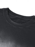 T-shirt délavé Square Patch Monkey
