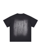 T-shirt délavé Square Patch Monkey