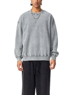 Sweat-shirt oversize délavé neige