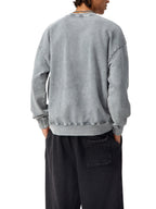 Sweat-shirt oversize délavé neige