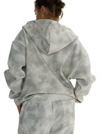 Sweat à capuche zippé en polaire
