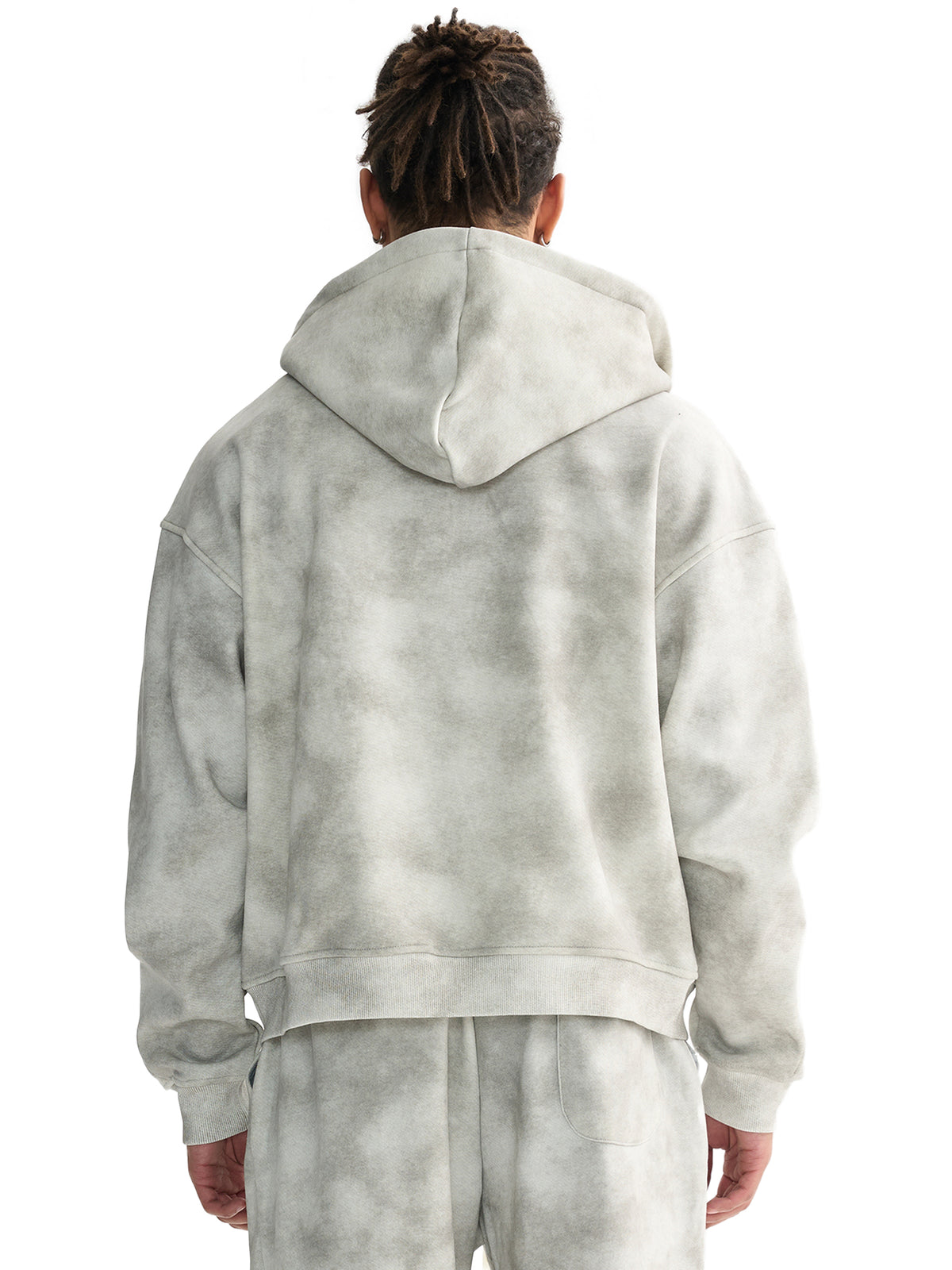 Sweat à capuche zippé en polaire