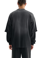 T-shirt deux pièces effet délavé