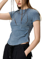 T-shirt moulant vintage