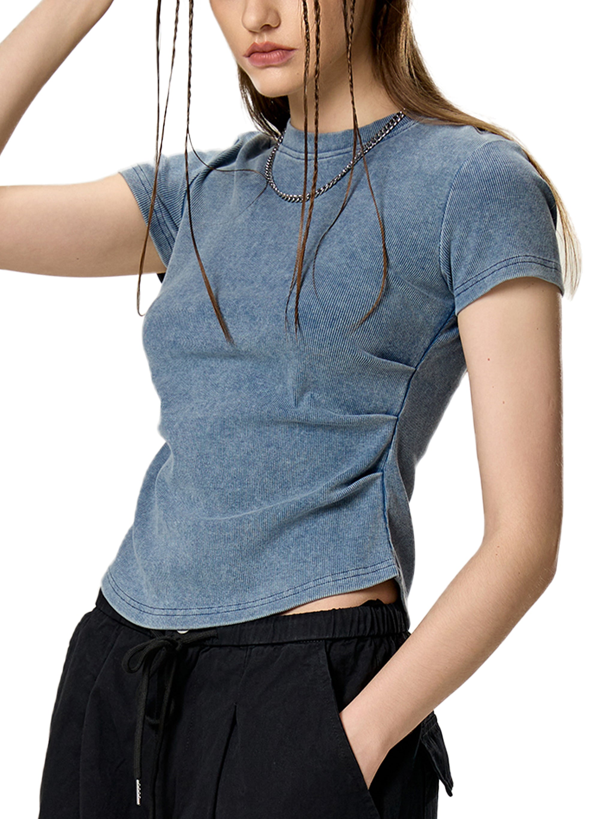 T-shirt moulant vintage