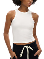 women's snow washed tank top - giav