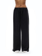 Pantalon droit délavé effet neige