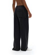 Pantalon droit délavé effet neige