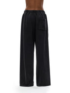 Pantalon droit délavé effet neige