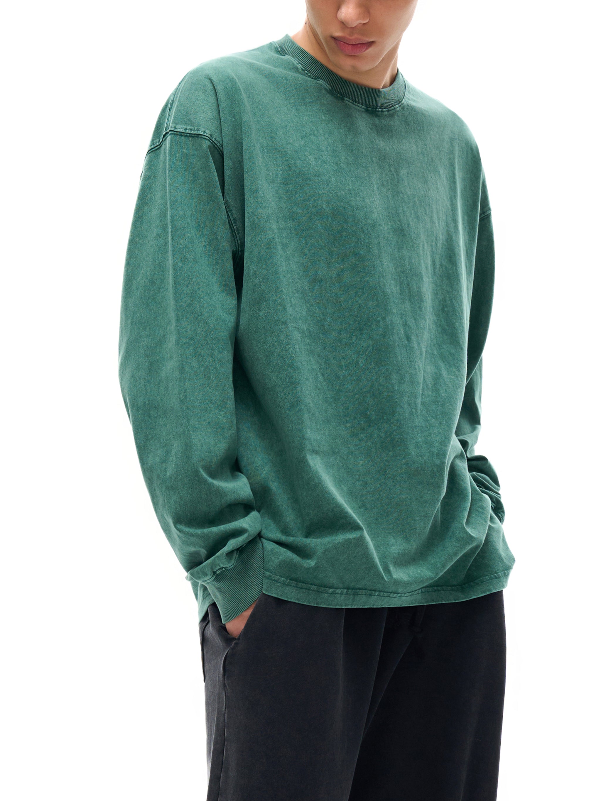 T-shirt oversize à manches longues