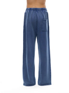 Pantalon droit délavé effet neige