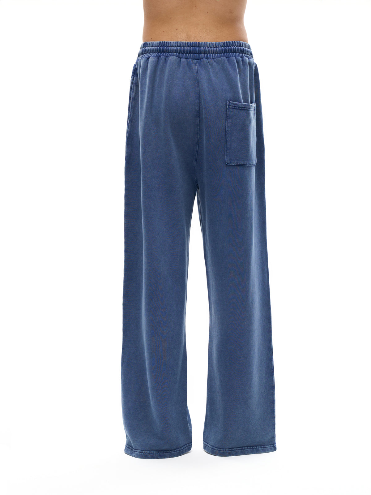 Pantalon droit délavé effet neige