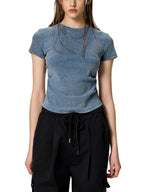 T-shirt moulant vintage