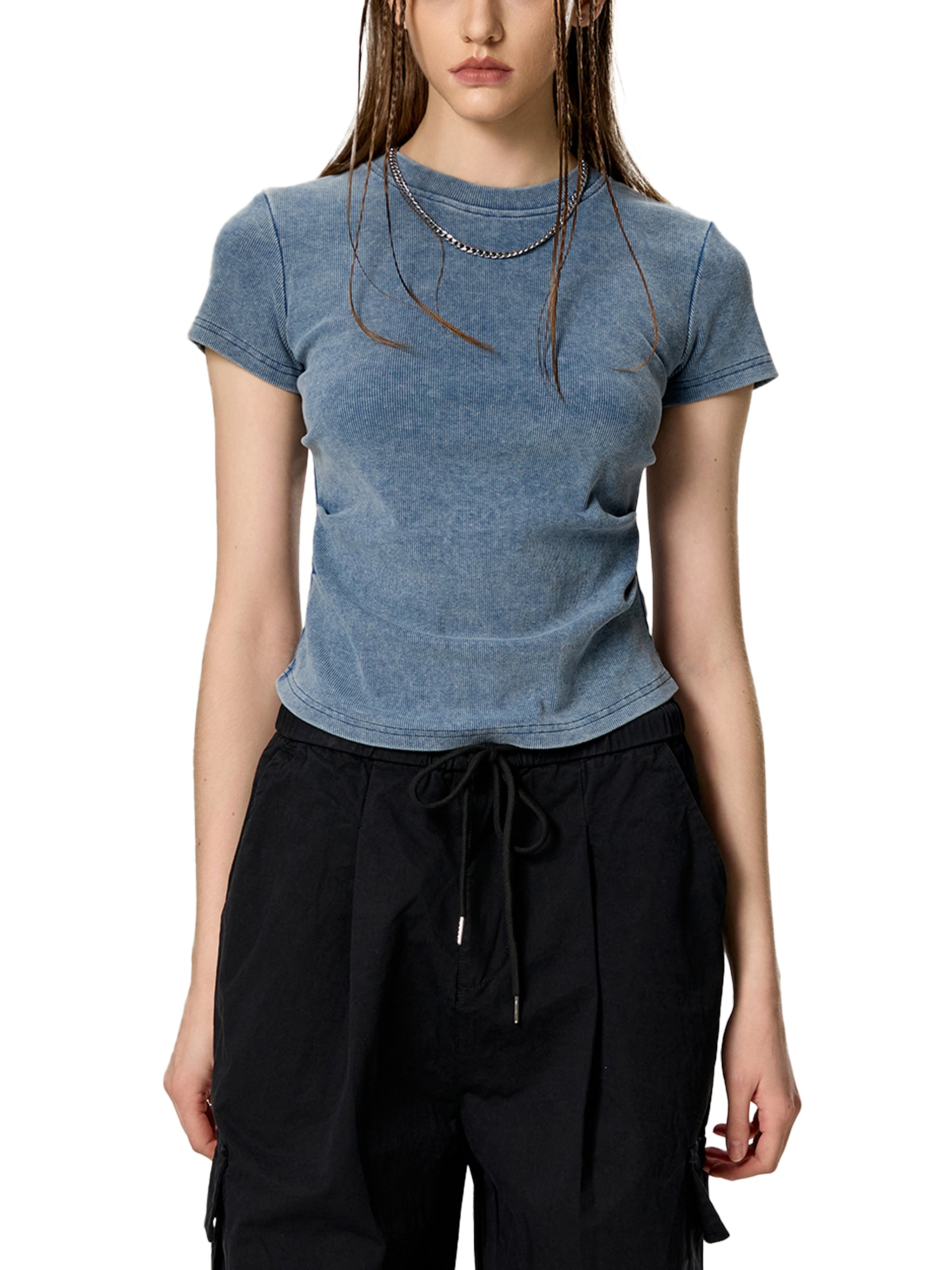 T-shirt moulant vintage