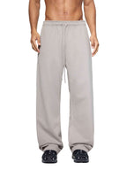 pantalons de survêtement droits unis