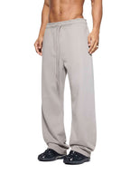 pantalons de survêtement droits unis