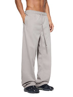 pantalons de survêtement droits unis