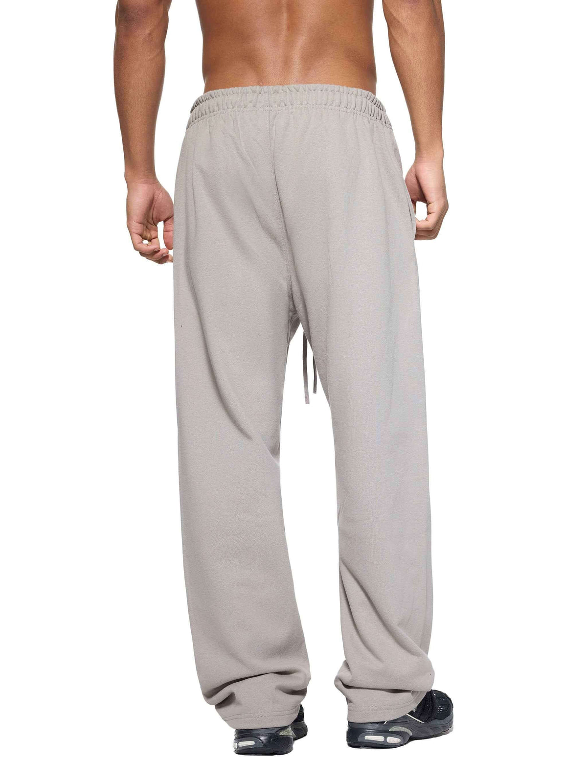 pantalons de survêtement droits unis