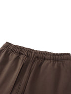 pantalons de survêtement droits unis