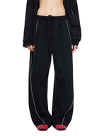 pantalons de jogging droits rayés