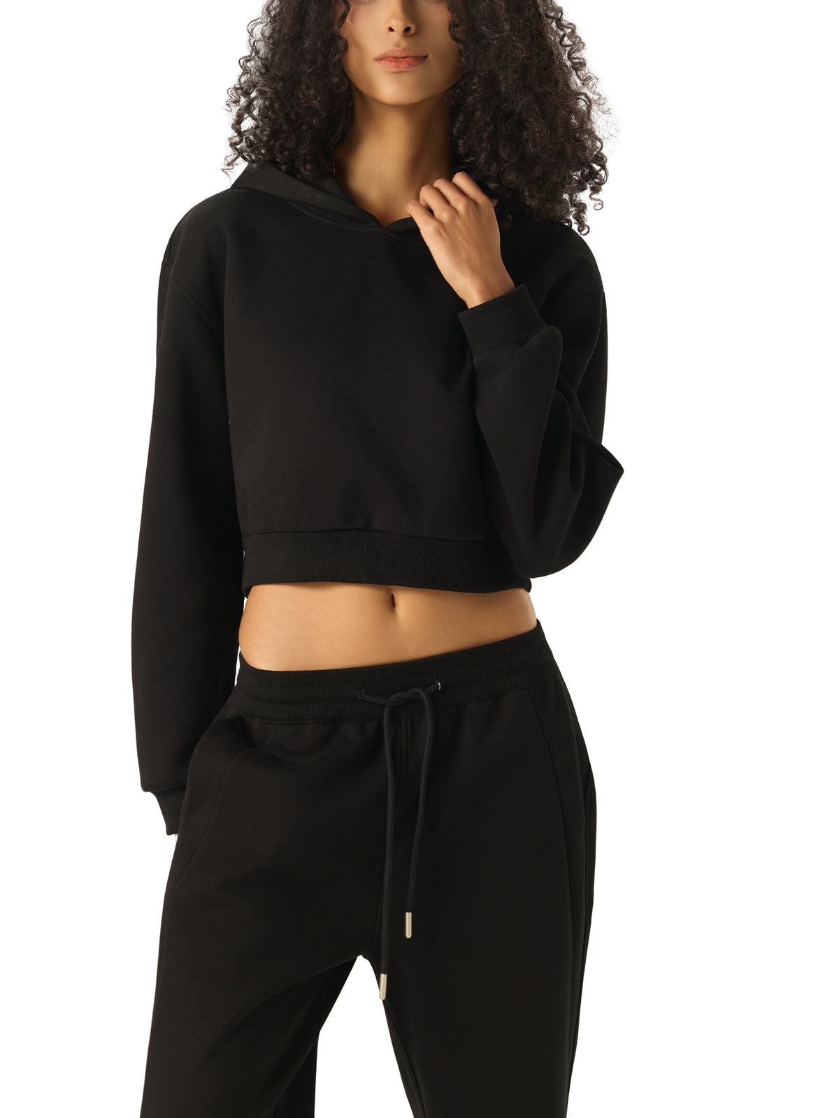 Sweat à capuche court