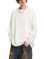 Sweat-shirt oversize à col rond