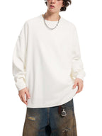 Sweat-shirt oversize à col rond