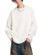 Sweat-shirt oversize à col rond